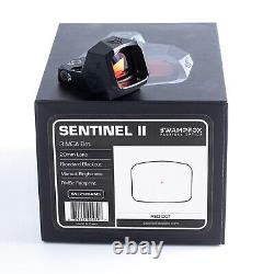 Swampfox Sentinel II 2 1x20mm 3MOA Red Dot RMSc Footprint Back Up Sight