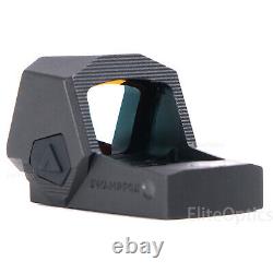 Swampfox Sentinel II 2 1x20mm 3MOA Red Dot RMSc Footprint Back Up Tritium Sight