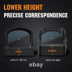 TSA Green Dot Optic Sight RMR Footprint Shake Awake Top-Load Battery 3 MOA