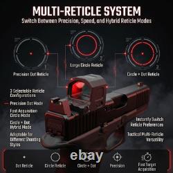 TSA RD-88 Multi Reticle Enclosed Red Dot Sight RMSc 407K 507K Optic + MOS Adapt