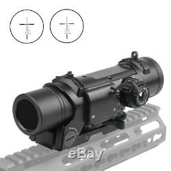Tactical 1x-4x /4x Fixed Dual Purpose Red Green illuminated Red Green Dot Sight