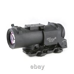 Tactical 1x-4x+HD400 Fixed Dual Purpose Optical Scope With Mini Red Dot Sight