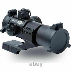 Tactical Gun Reflex Dot Sight Scope Optic Rifle Shotgun Red Green Cantilever Mou