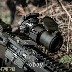 Tactical Gun Reflex Dot Sight Scope Optic Rifle Shotgun Red Green Cantilever Mou