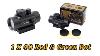 Tactical Hunting 1x40 Red U0026 Green Dot Sight