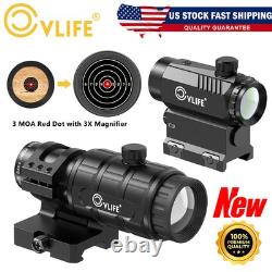 Tactical Motion Awake Magnified Red Dot Kit Red Dot Sight with 3x Magnifier US