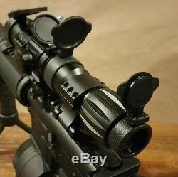 Tactical RED DOT SIGHT & 3X MAGNIFIER Flip to Side Mount eotech aimpoint scope
