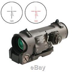 Tactical Rifle Scope 1x-4x Fixed Dual Purpose Red illuminated Red Dot Sight