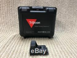 Trijicon Rmr Type 1 Red Dot Sight 3.25 Moa Adj Red Dot 70040 Rm06 Good Condition