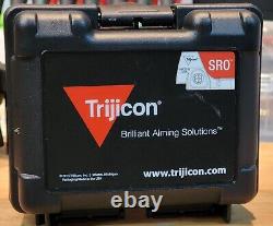 Trijicon SRO2-C-2500002 Adjustable LED Reflex Sight 2.5 MOA Red Dot Black