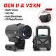 Uh1-1 Gen Ii Holographic Red Dot Optic Sight 1moa Dot+65moa Circle Full Markings
