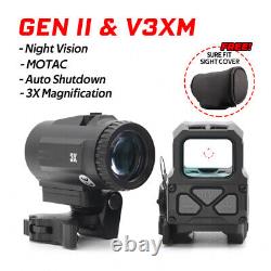 UH1-1 Gen II Holographic Red Dot Optic Sight 1MOA Dot+65MOA CIRCLE Full Markings