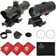 Utg 6 Red Dot Sight (scp-tdtdq) + 3x Flip To Side Magnifier (scp-mf3weqs) Combo