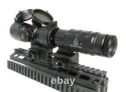 UTG Red Dot Scope with 3x Flip to Side Magnifier Combo Leapers Reflex sight