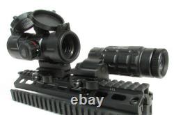 UTG Red Dot Scope with 3x Flip to Side Magnifier Combo Leapers Reflex sight