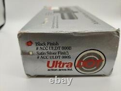 Ultradot 4MOA Red Dot Sight Black ACC ULDT-000B 1 inch tube