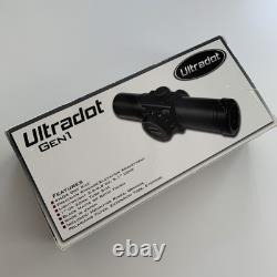 Ultradot Gen 1 Red Dot Sight 4 MOA 30mm Mfg. Japan The Choice of NRA Champions