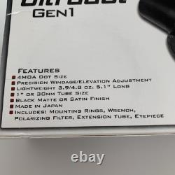 Ultradot Gen 1 Red Dot Sight 4 MOA 30mm Mfg. Japan The Choice of NRA Champions