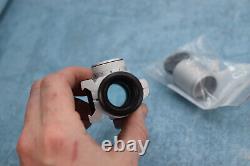 Ultradot dot Matchdot 30mm Silver Red Dot Sight used with rings