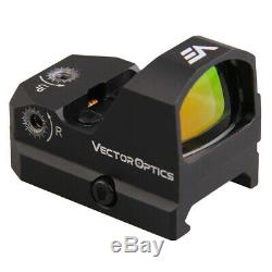 VECTOR OPTICS FRENZY RED DOT REFLEX SIGHT with LOW MOUNT, 3 MOA, LIFETIME WARRANTY