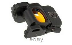 VISM FlipDot Pro Red Dot Sight for Glock Models Handgun Reflex Flip-Up Sight BLK