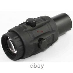 Vector Optics 3X Magnifier Scope for Red Dot Sights with Flip to Side QD Mount