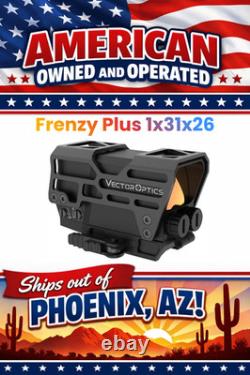 Vector Optics Frenzy Plus 1x31x26 3 MOA Red Dot Enclosed Reflex Sight