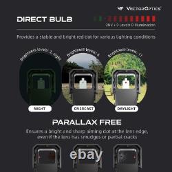 Vector Optics Frenzy Plus 1x31x26 3 MOA Red Dot Enclosed Reflex Sight