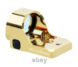 Vector Optics Frenzy Red Dot Pistol Sight Waterproof Golden 1X22X26 SCRD-57 AUT
