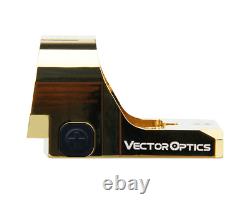 Vector Optics Frenzy Red Dot Pistol Sight Waterproof Golden 1X22X26 SCRD-57 AUT