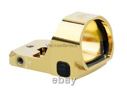 Vector Optics Frenzy Red Dot Pistol Sight Waterproof Golden 1X22X26 SCRD-57 AUT