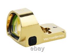 Vector Optics Frenzy Red Dot Pistol Sight Waterproof Golden 1X22X26 SCRD-57 AUT