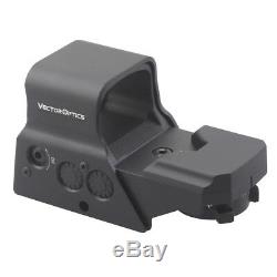 Vector Optics Omega 8 Reticle Red Green Dot Sight QD Mount Solar Power Diamond