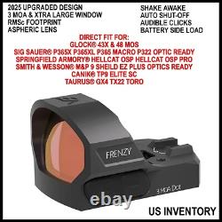 Vector Optics Shake Awake Red Dot Big Window Rmsc Footprint Side Load Battery