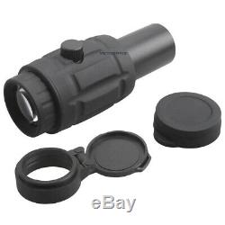 Vector Optics Tactical 5X Magnifier Scope for Red Dot Sights Flip to Side Mount