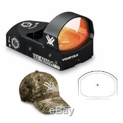 Vortex 6 MOA Venom Red Dot Sight with Vortex Hat (Realtree Max-1 XT Camo)