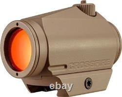 Vortex Crossfire 1x Reflex Red Dot Sight, 2 MOA Red, Tan, CF-RD2-T
