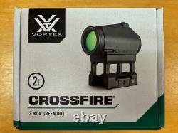 Vortex Crossfire 2 MOA Green Dot Sight Scope 2/Mounts Auth/Dealer CF-GD2