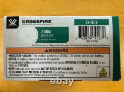 Vortex Crossfire 2 MOA Green Dot Sight Scope 2/Mounts Auth/Dealer CF-GD2