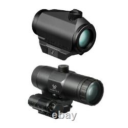 Vortex Crossfire II Bright Red Dot Sight with VMX-3T Reflex Sight Magnifier