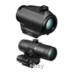 Vortex Crossfire II Bright Red Dot Sight with VMX-3T Reflex Sight Magnifier