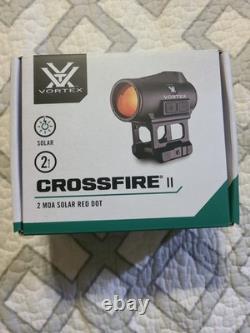 Vortex Crossfire II Solar 2 MOA Red Dot Sight Black (CF2-RD2-SLR)