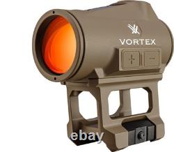 Vortex Crossfire II Solar 2 MOA Red Dot Sight Tan (CF2-RD2-SLR-T)