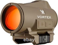Vortex Crossfire II Solar 2 MOA Red Dot Sight Tan (CF2-RD2-SLR-T)