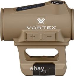 Vortex Crossfire II Solar 2 MOA Red Dot Sight Tan (CF2-RD2-SLR-T)
