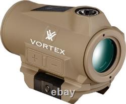 Vortex Crossfire II Solar 2 MOA Red Dot Sight Tan (CF2-RD2-SLR-T)