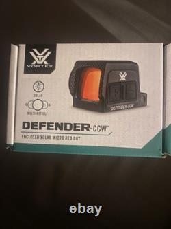 Vortex Defender-CCW Enclosed Solar Micro Red Dot 3 MOA (DFCCW-MRD3-E)