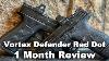 Vortex Defender Red Dot Sight Review 1 Month In Will It Hold Up