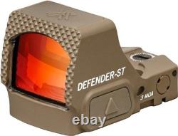 Vortex Defender-ST 1x23mm Micro Reflex Red Dot Sight, 3 MOA, Tan, DFST-MRD3-T