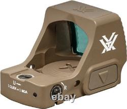 Vortex Defender-ST 1x23mm Micro Reflex Red Dot Sight, 3 MOA, Tan, DFST-MRD3-T